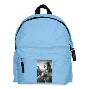 Artemis-Selfie mit einem Hirsch - Kinder Rucksack - Hellblau - Vorne
