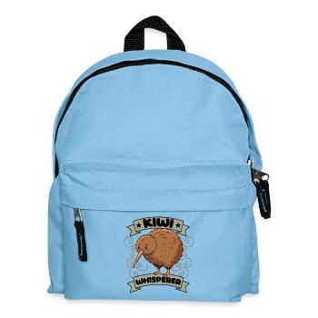 Kiwi Whisperer Neuseeländischer Kiwi-Vogel - Kinder Rucksack - Hellblau - Vorne