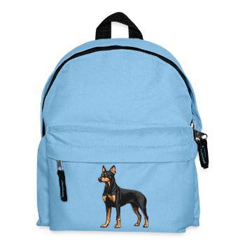 Doberman - Kids' Backpack - light blue - Front