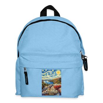 Acadia National Park Gogh Stil Maine - Kinder Rucksack - Hellblau - Vorne