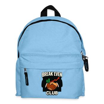 Break Even Club Growth Partner - Kids' Backpack - light blue - Front