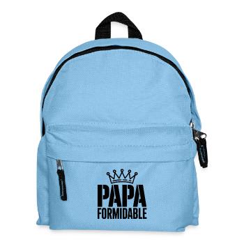 Papa Großartiger Vatertag - Kinder Rucksack - Hellblau - Vorne