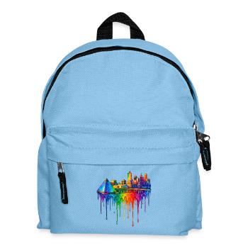 Memphis Tennessee Dripping Art - Kids' Backpack - light blue - Front