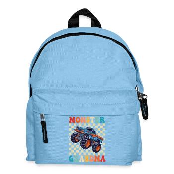 Monster Granny Monster Truck - Kids' Backpack - light blue - Front
