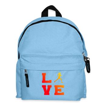 Geschenkidee für eine Running mit Running - Kinder Rucksack - Hellblau - Vorne