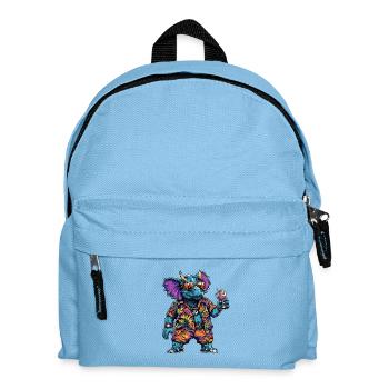 Dinosaur triceratops Comic Summer - Kids' Backpack - light blue - Front