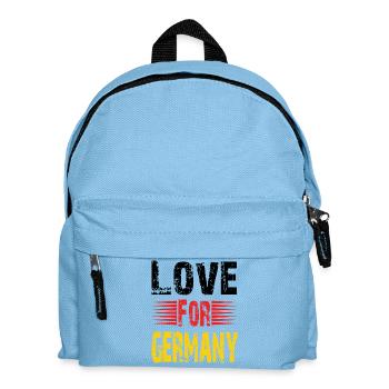 For Germany Grunge Football Fan Shirt - Kids' Backpack - light blue - Front