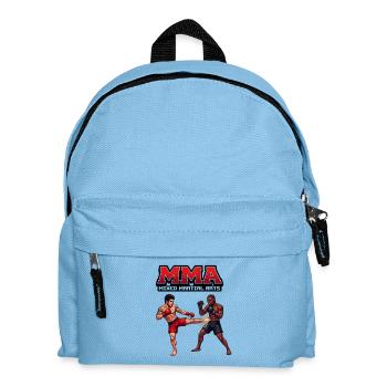 MMA Fighting Duel Pixel Style - Kids' Backpack - light blue - Front