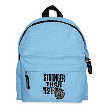 Stronger Spruch - Kinder Rucksack - Hellblau - Vorne