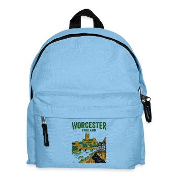 Worcester England Cathedral And River Severn - Kids' Backpack - light blue - Front