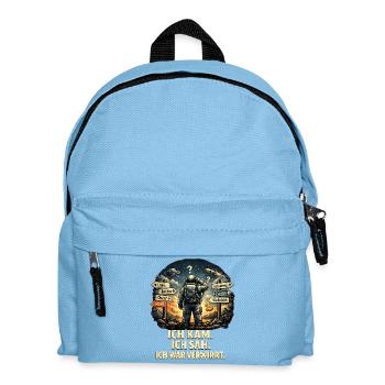 Weltraumwirrwarr: Ich kam - Kinder Rucksack - Hellblau - Vorne