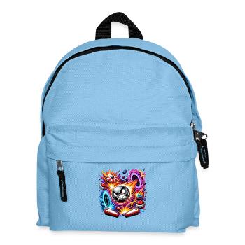 Le flipper dans le cosmos néon - Sac à dos Enfant - bleu clair - Devant