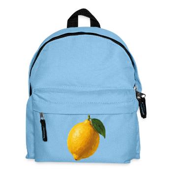 Lemon in shades of yellow - Kids' Backpack - light blue - Front
