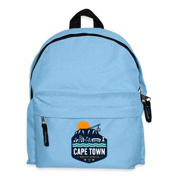 Cape Town Skyline Coastal Cable Car - Kids' Backpack - light blue - Front