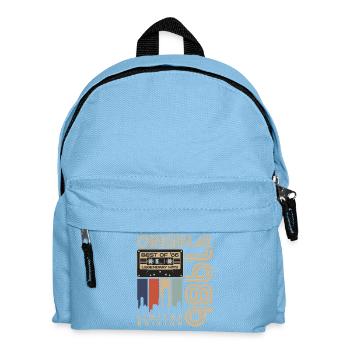 Original 1986 Vintage Vintage Birthday Retro - Kids' Backpack - light blue - Front