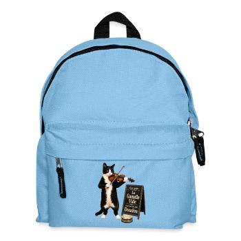 The Empty Food Bowl - French - Kids' Backpack - light blue - Front