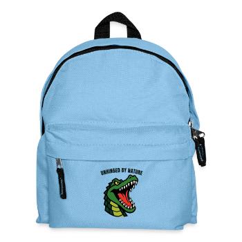 Unhinged by Nature Alligator - Kids' Backpack - light blue - Front