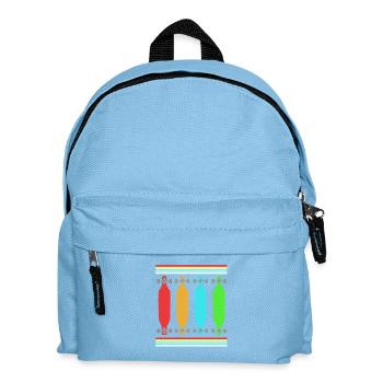Longboard Longboarder Longboarding - Sac à dos Enfant - bleu clair - Devant