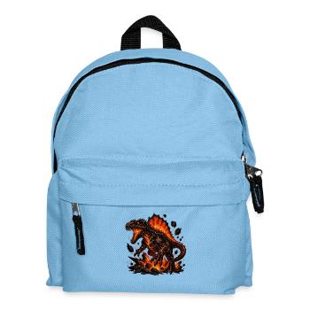 Lava Dinosaur Inferno - Kids' Backpack - light blue - Front