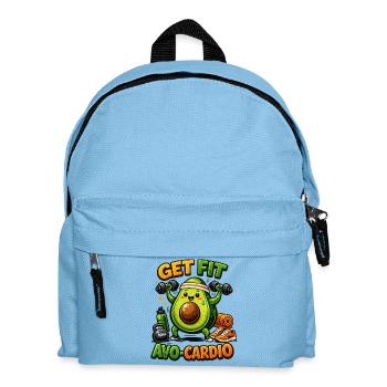 Avo-Cardio – Entraînement à l’avocat - Sac à dos Enfant - bleu clair - Devant