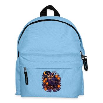 Night owl in autumn light - Kids' Backpack - light blue - Front