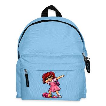 Dabbing ABC shooter red hair (Ginger) - Kids' Backpack - light blue - Front