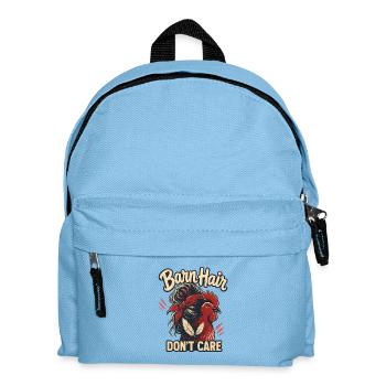 Scheunenhaar-Huhn-Mama, Bauernleben Landleben Hu - Kinder Rucksack - Hellblau - Vorne