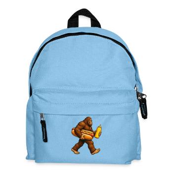 Bigfoot-Hotdog zum 4. Juli – Lustiger Hotdog mit B - Kinder Rucksack - Hellblau - Vorne