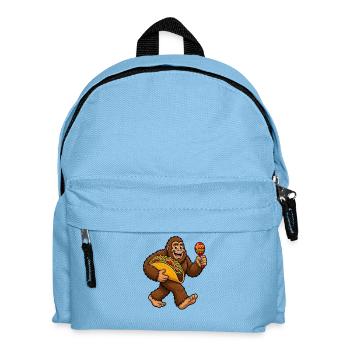 Bigfoot Taco Cinco de Mayo Lustiger Taco Bigfoot - Kinder Rucksack - Hellblau - Vorne