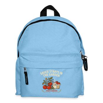 Tomatenfreunde Garten Sauce - Kinder Rucksack - Hellblau - Vorne