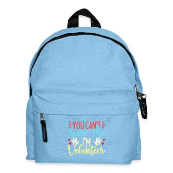 Volunteer Appreciation You Can´t Scare Me - Kinder Rucksack - Hellblau - Vorne