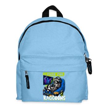 Gamer Gaming Cat Video Game - Kids' Backpack - light blue - Front