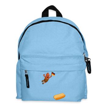 Schnitzel that goes into a bun - Kids' Backpack - light blue - Front