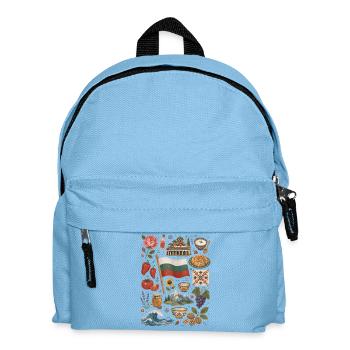Bulgarien | Berge, Rosen & Heimatliebe - Kinder Rucksack - Hellblau - Vorne