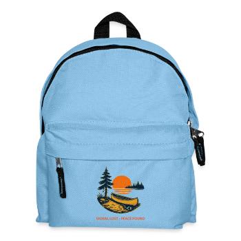 Lake Lovers | Naturfreunde - Kinder Rucksack - Hellblau - Vorne