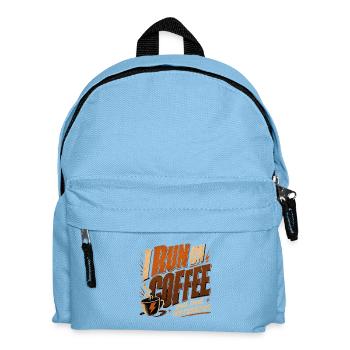 Coffee and Bad Ideas - Funny Coffee Shirt - Kids' Backpack - light blue - Front