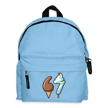 67 meme Dual Cream Duo - Kids' Backpack - light blue - Front