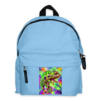 chameleon - Kids' Backpack - light blue - Front