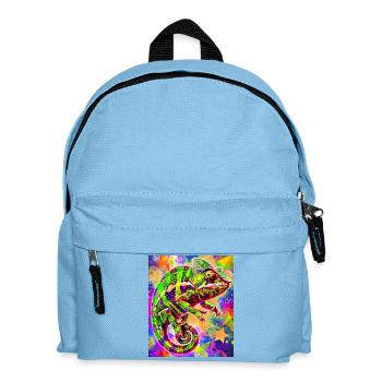 chameleon - Kids' Backpack - light blue - Front