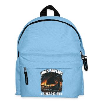 Viking Ship Flame Horizon - Kids' Backpack - light blue - Front