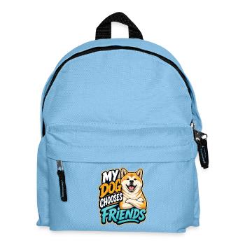 Akita - Kids' Backpack - light blue - Front