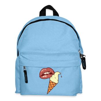 Eis Pop Art Sommer Lippen - Kids' Backpack - light blue - Front