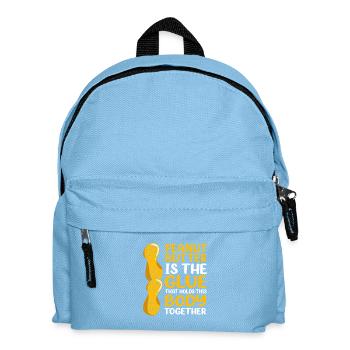 Peanut butter - Kids' Backpack - light blue - Front