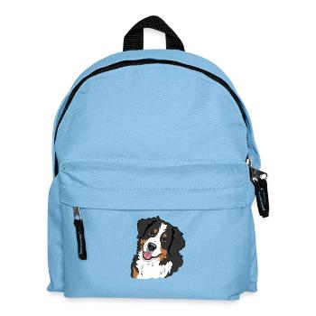 Bernese Mountain Dog - Kids' Backpack - light blue - Front