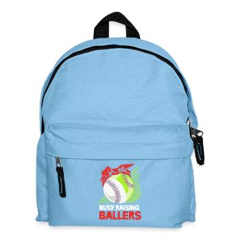 Softball Mom - Kids' Backpack - light blue - Front