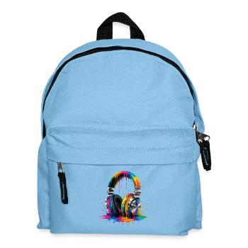 Chromatic Drip Headphones - Kids' Backpack - light blue - Front