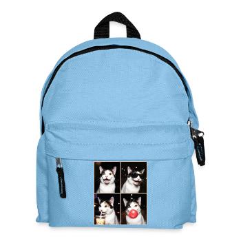 Cats Japanese Bobtail Cat - Kids' Backpack - light blue - Front