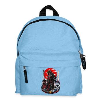 Samurai am Roten Mond - Kinder Rucksack - Hellblau - Vorne