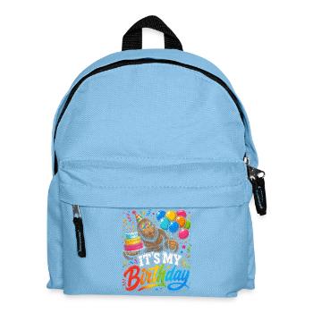 Bigfoot Geburtstag Fiesta - Kinder Rucksack - Hellblau - Vorne
