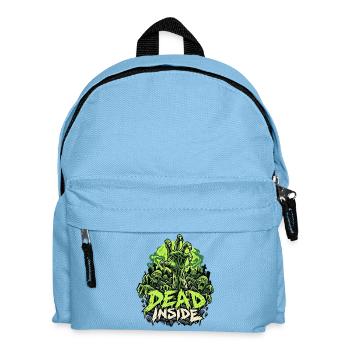 Zombie Hand Dead Inside - Kinder Rucksack - Hellblau - Vorne